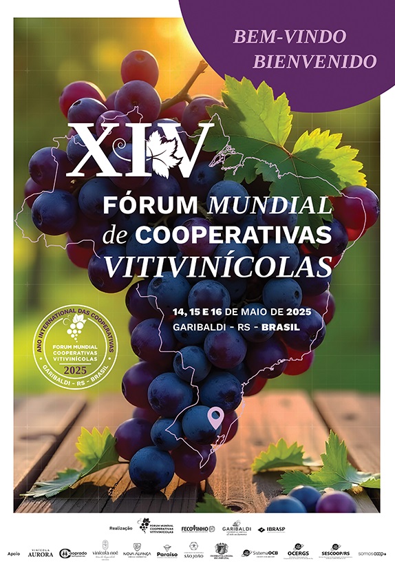 XIV Fórum Mundial de Cooperativas Vitivinícolas - Garibaldi - RS/Brasil